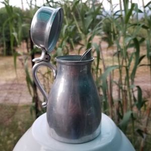 Vintage Wear-Ever small aluminium pitcher with lid cute